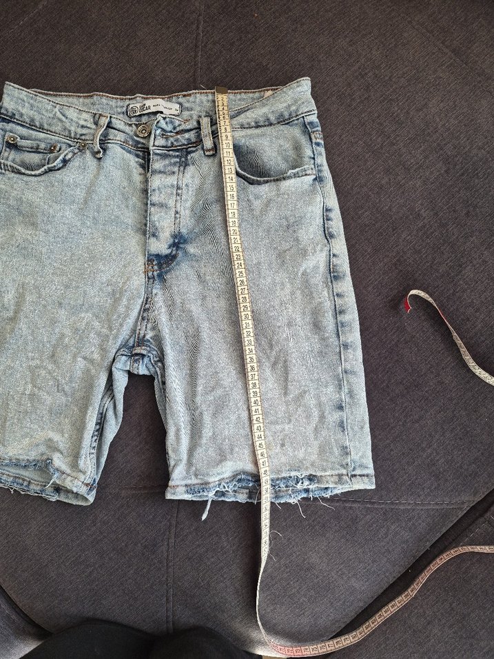 erkek kot şort - Görsel 3