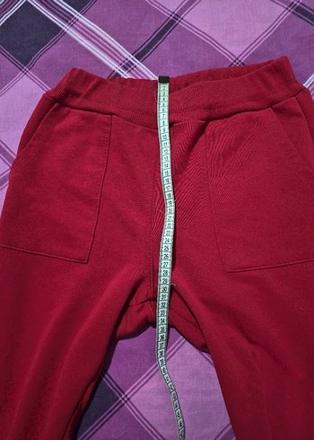 kadın kırmızı eşofman - Görsel 2