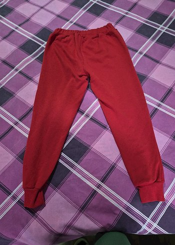 kadın kırmızı eşofman - Görsel 4