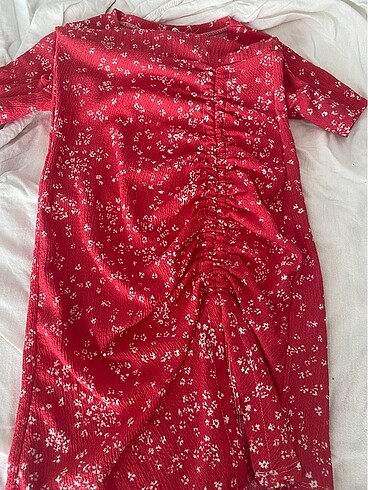 Pembe çiçekli elbise - Görsel 2