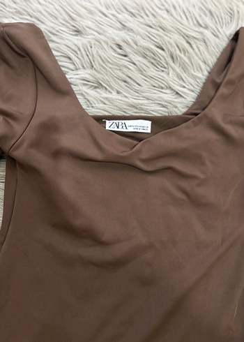 Kadın Kahverengi Uzun Kollu Elbise - Görsel 3