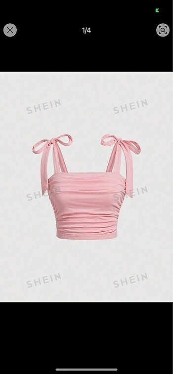 Shein coquette crop top