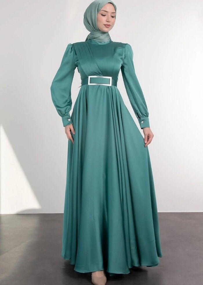 Abiye elbise şal i da yanında hediye verilecektir  - Görsel 2