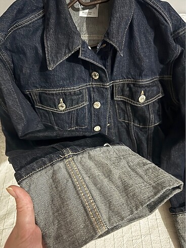 l Beden Kadın denim ceket