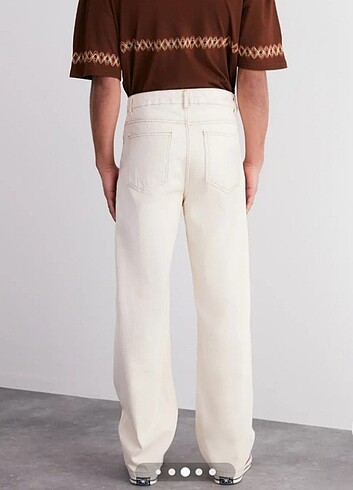Trendyol man ekru jean