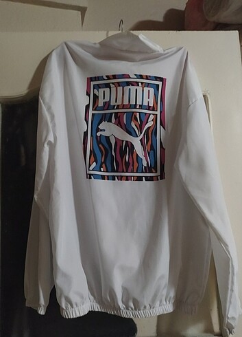Puma Puma sırt baskılı yazlık ceket