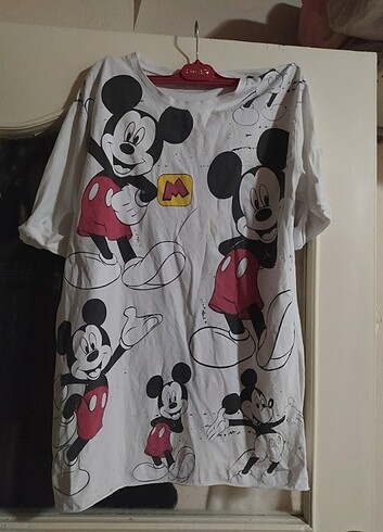 Mickey mouse baskılı t-shirt 