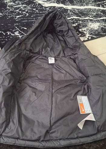 Gri Nike Erkek Çocuk Kapüşonlu Mont - Görsel 2