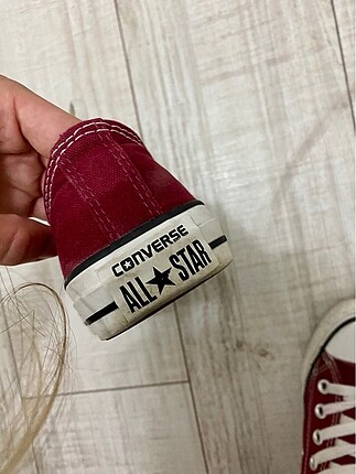 37 Beden bordo Renk Bordo converse