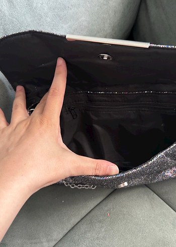 Zara Çok Renkli Yılan Desenli Tokalı Kadın Portföy Çanta