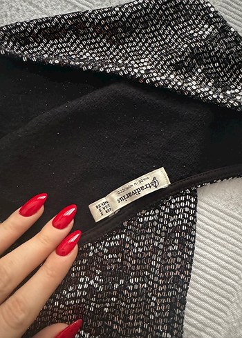Stradivarius parlak alt üst takım - Görsel 4
