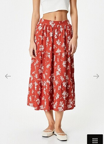 Koton midi etek - Görsel 2