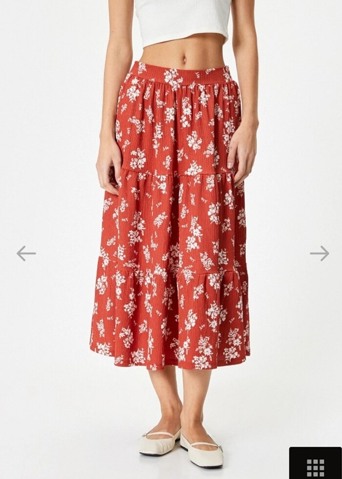 Koton midi etek - Görsel 2