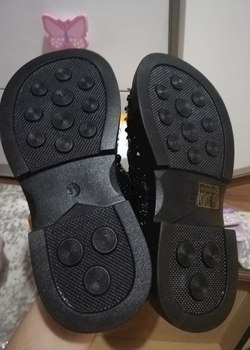 Kız Çocuk Siyah Parlak Fiyonk Detaylı Babet - Görsel 7