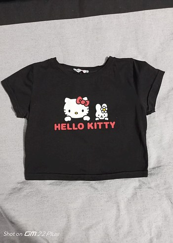 Hello Kitty Baskılı crop