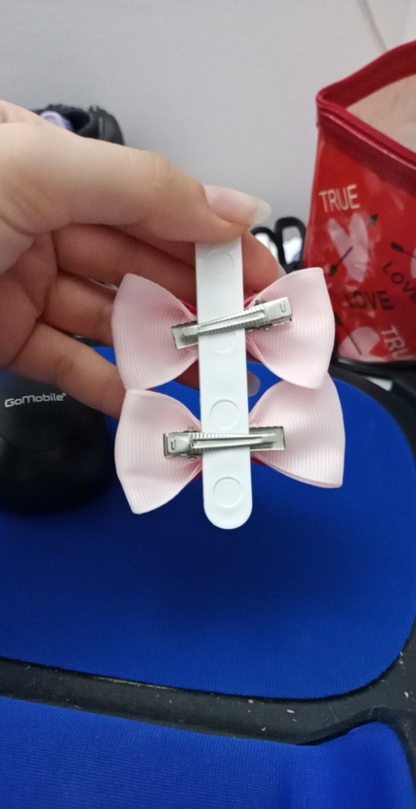 Renkli Desenli Çocuk Fiyonk Toka - Görsel 4