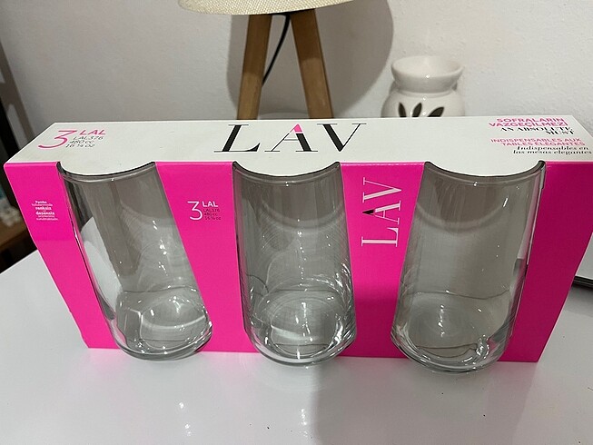 Beden 12 adet lav su bardağı