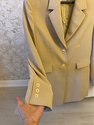 s Beden ten rengi Renk Blazer ceket