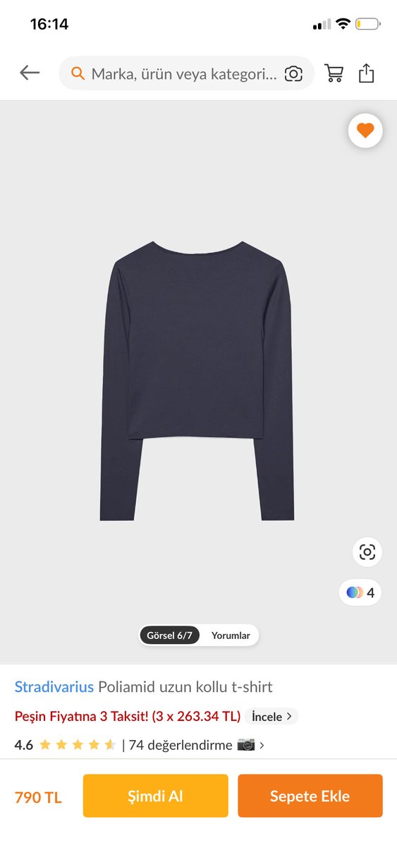 Uzun kollu tişört - Görsel 2