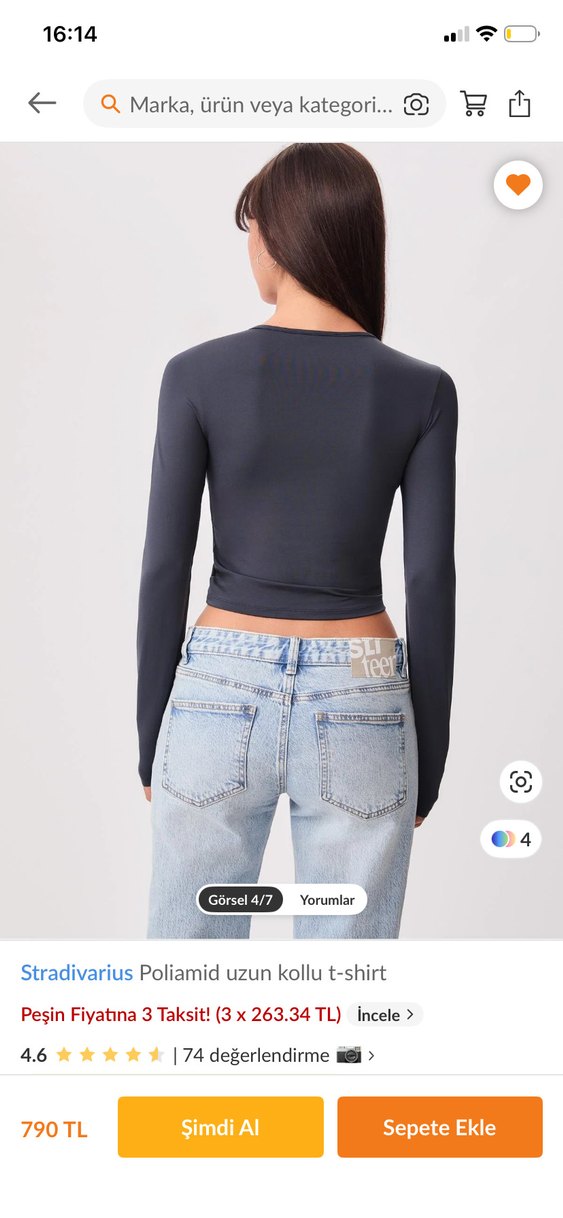 Uzun kollu tişört - Görsel 3