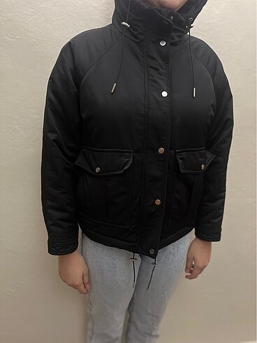 s Beden siyah Renk pull bear mont