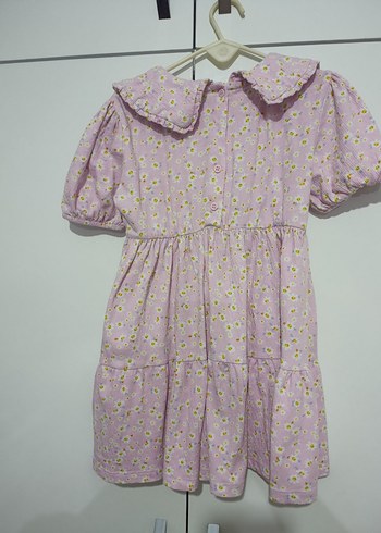 LC Waikiki Kız Çocuk Pembe Fırfırlı Elbise