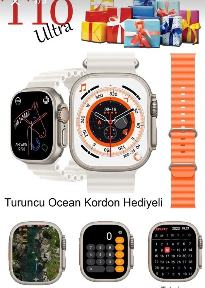 T10 Ultra akıllı saat  - Görsel 3