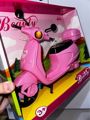 Sevimli oyuncak pembe motor Scooter
