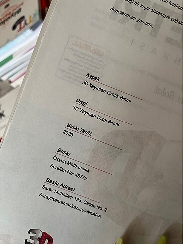 Beden Renk 3D AYT geometri soru bankası