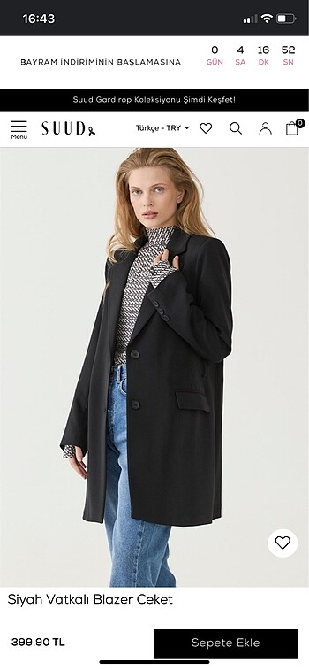 Suud blazer ceket