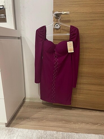 Diğer Bordo elbise