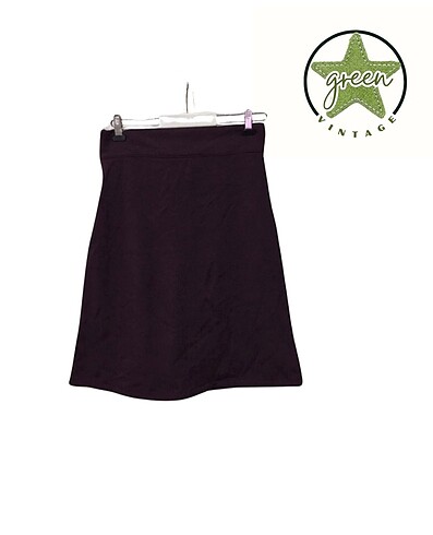 Vintage bordo midi etek