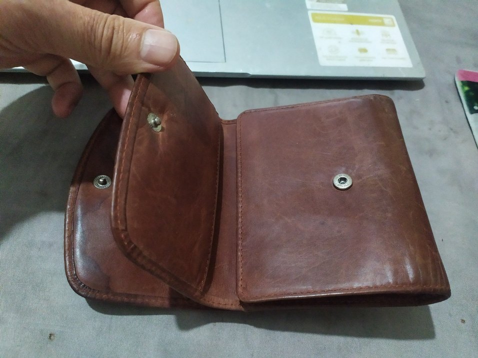 Kahverengi Minimalist Erkek Cüzdanı - Görsel 4