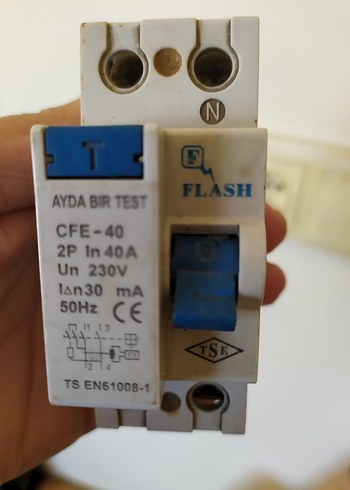 40A 2P 230V Mavi Devre Kesici