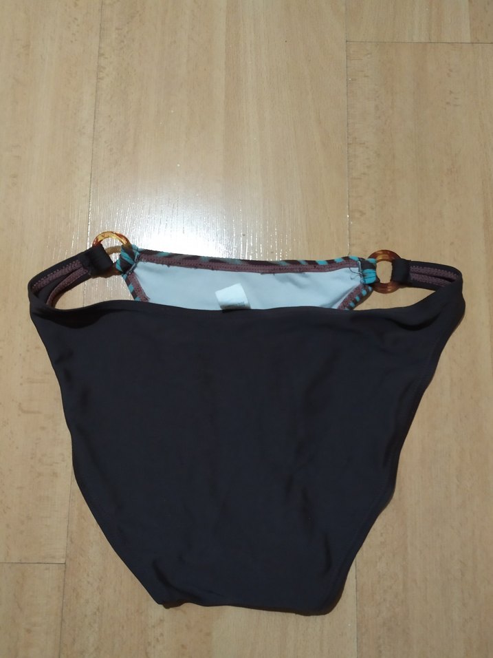 Turkuaz Zebra Desenli Kadın Bikini Altı - Görsel 2