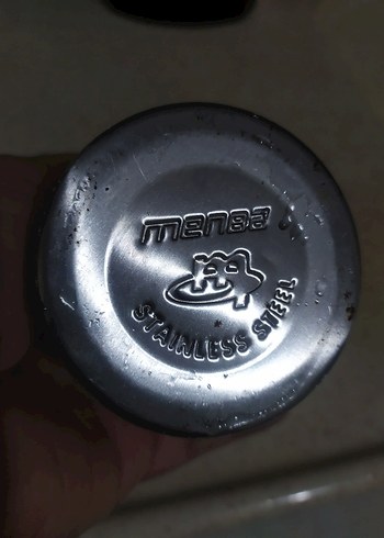 Gri Çelik Termos Şişe - Görsel 4