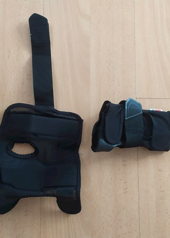 Siyah Çocuk Dizliği Velcro - Görsel 2