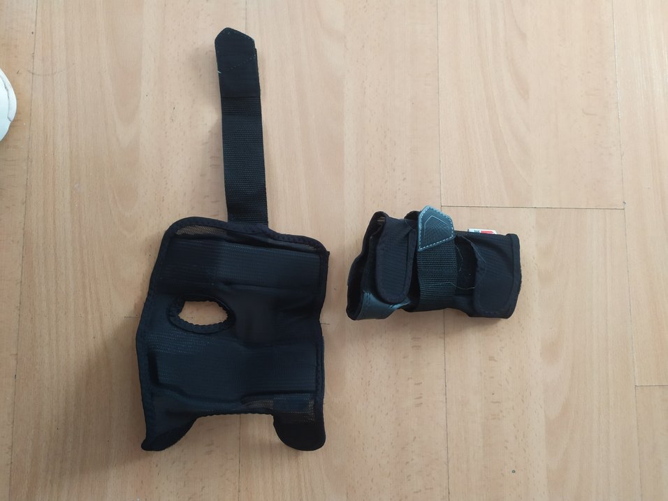 Siyah Çocuk Dizliği Velcro - Görsel 2