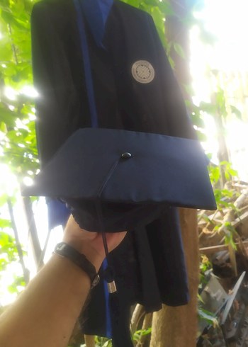 Diger Erkek Çocuk Lacivert cübbe & kep - Görsel 5