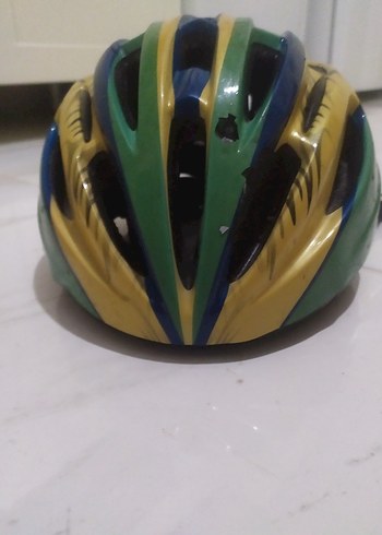 Çok Renkli Kemerli Motosiklet Kaskı - Görsel 11