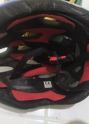 Çok Renkli Kemerli Motosiklet Kaskı - Görsel 5