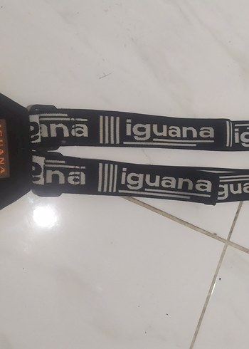 Siyah Iguana Erkek Askı kemer - Görsel 2
