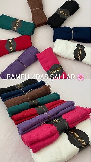 Bambu kraş şallar