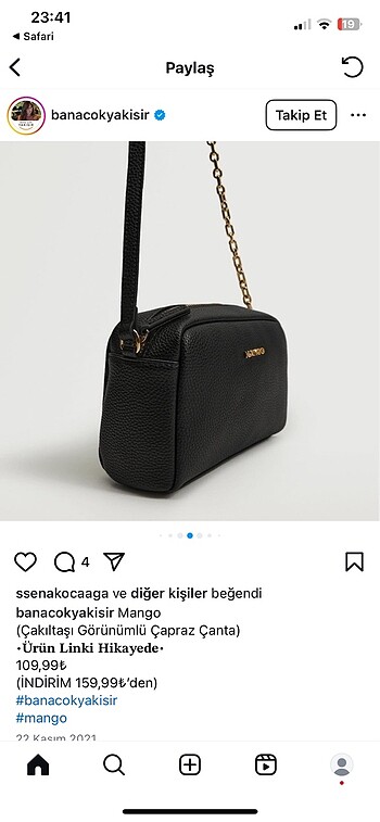 Mango Mango Kadın Askılı Çanta