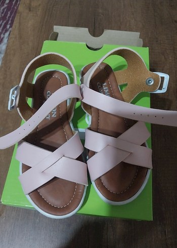 Kız Çocuk Pembe sandalet - Görsel 2