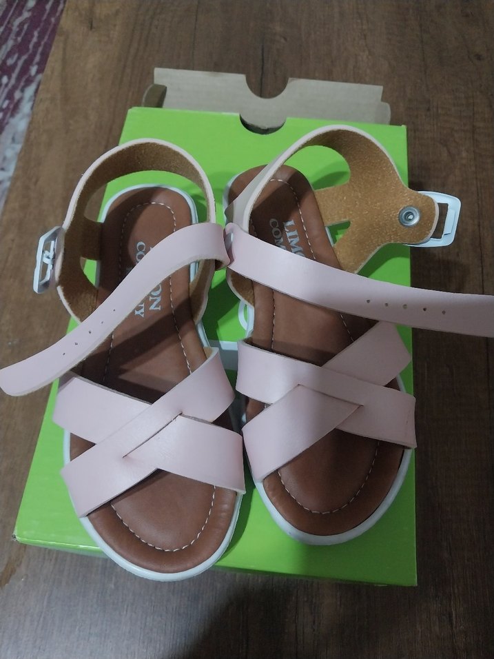 Kız Çocuk Pembe sandalet - Görsel 2