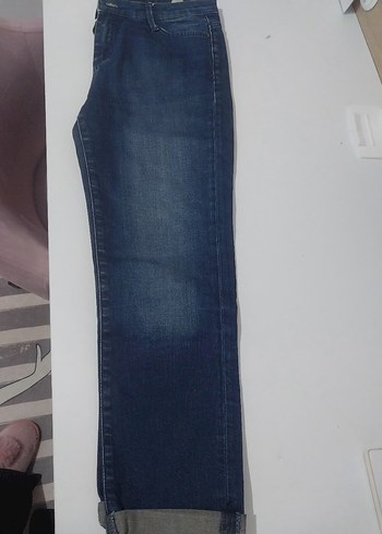 Denim marka Mavi Gri Batik Desenli Kadın Jean - Görsel 5