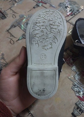 İnci Detaylı Kız Çocuk  Babet - Görsel 4