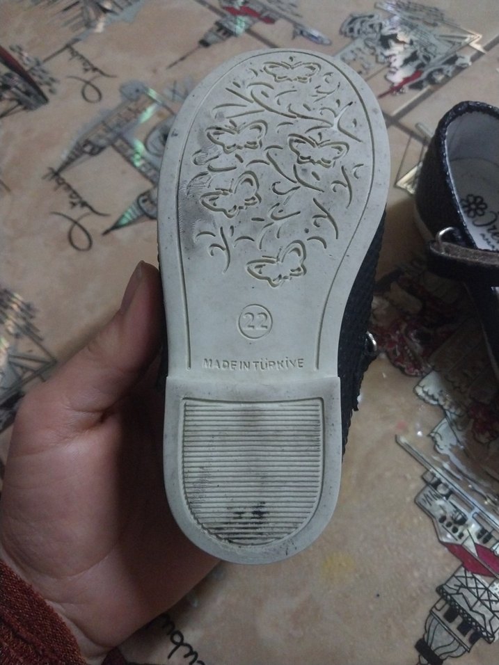 İnci Detaylı Kız Çocuk  Babet - Görsel 4