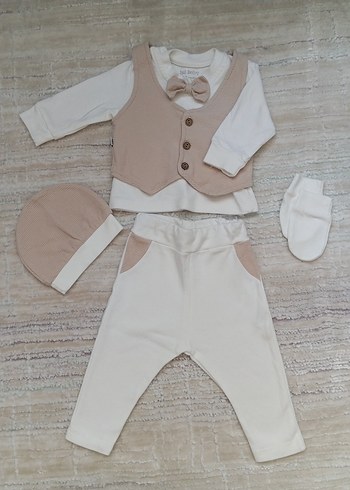 Erkek Bebek Pamuklu Takım
